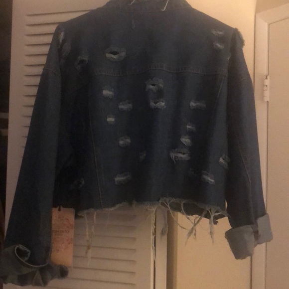 Crop Jean Jacket - Picture 2 of 3